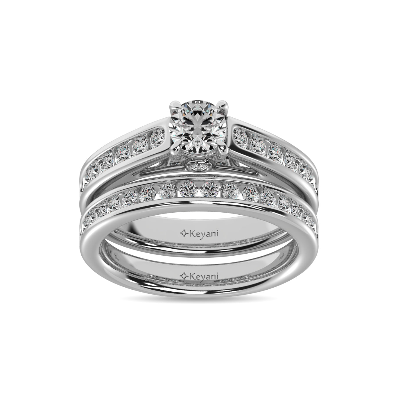 Diamond 1 1/2 Ct.Tw. Bridal Ring in 14K White Gold - 62614W