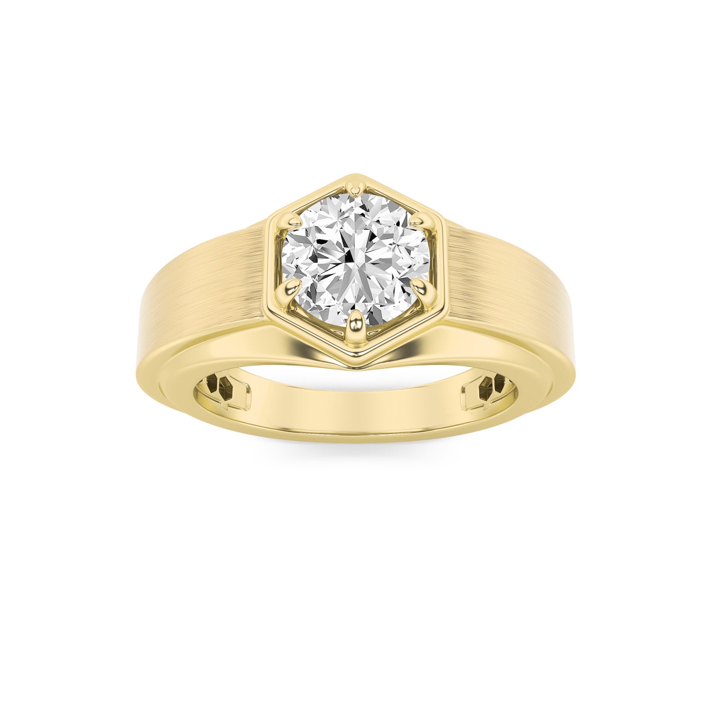 14KY 2ctw F+VS+ Lab Grown Diamond Ring