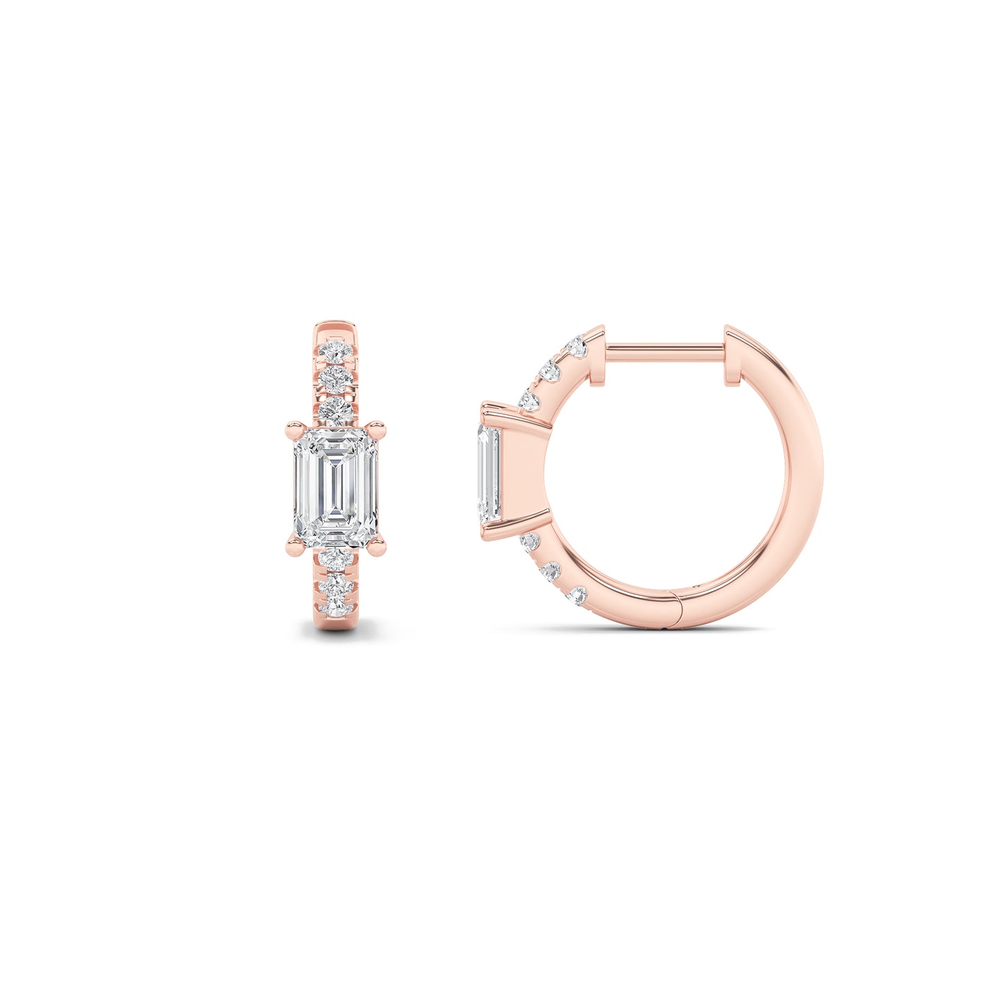 14KR 1.5ctw F+VS+ Lab Grown Diamond Earrings