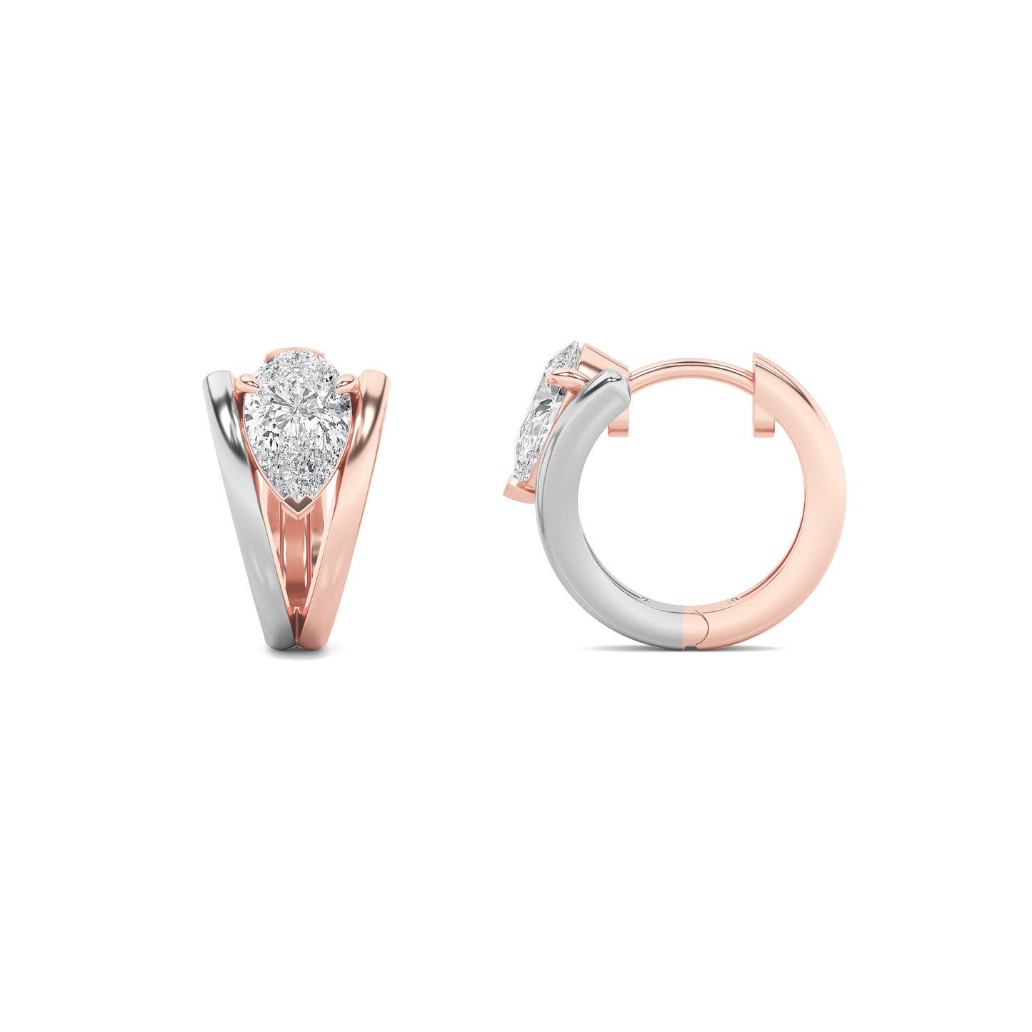 14KRW 1.5ctw F+VVS+ Lab Grown Diamond Earrings