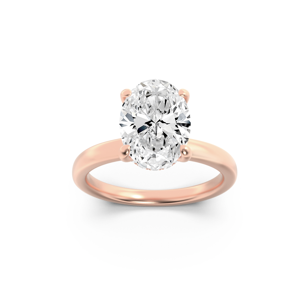 14KR 1ctw F+VS+ Lab Grown Diamond Ring