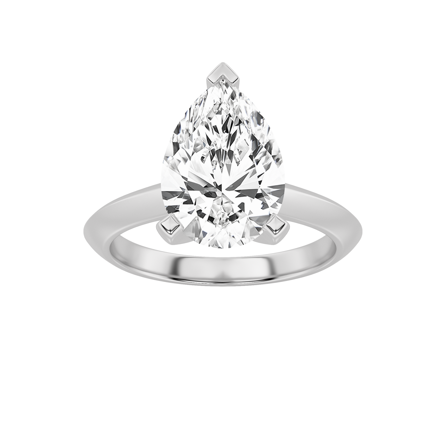 14KW 1ctw F+VS+ Lab Grown Diamond Ring