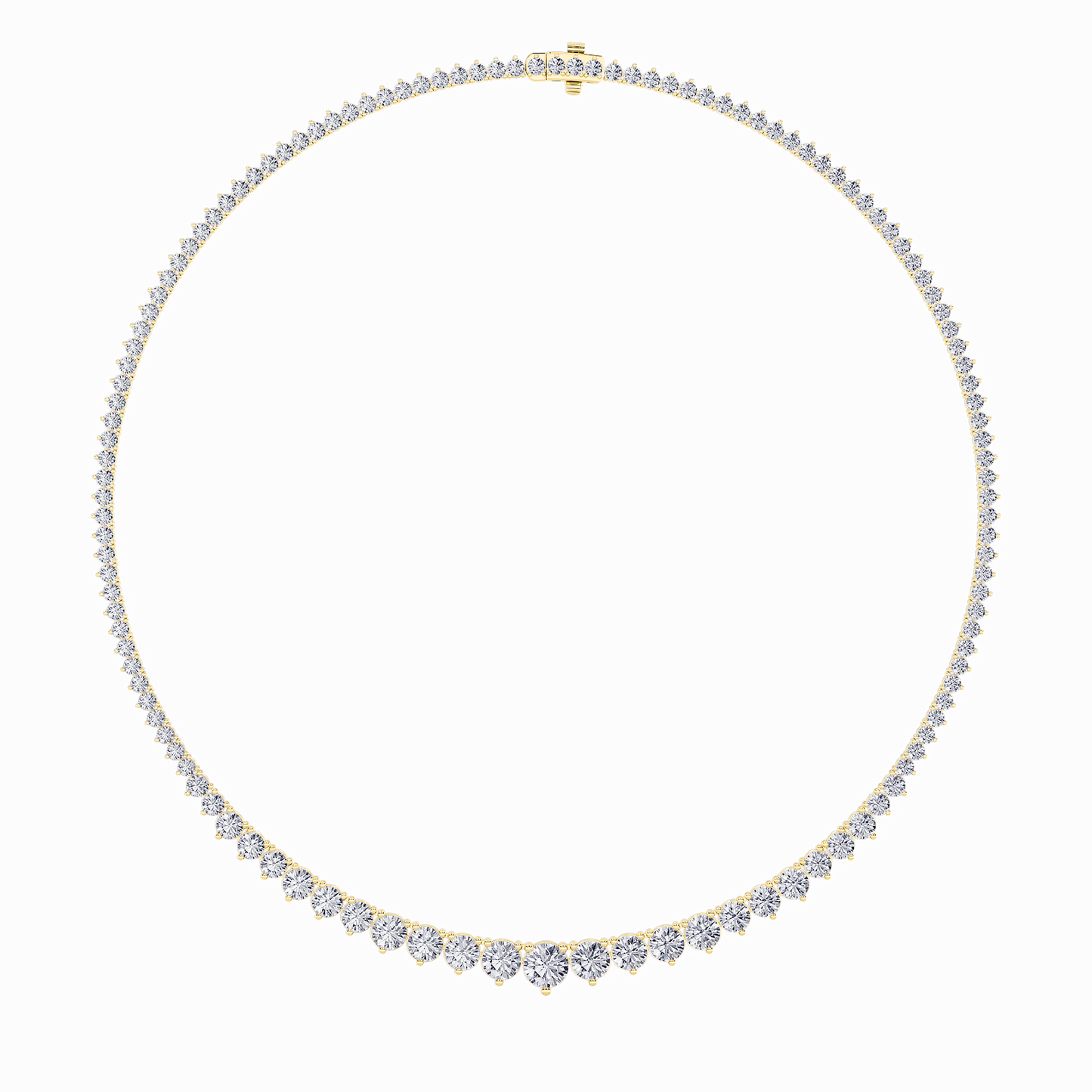 14KY 10ctw F+VS+ Lab Grown Diamond 16 Necklace
