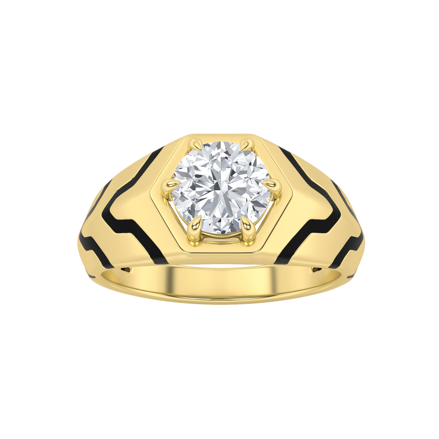 14KY 1.5CTW F+VS+ Lab Grown Diamond Ring