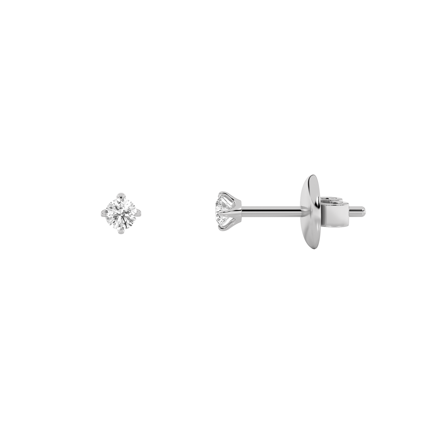 14KW 0.3ctw F+VS+ Lab Grown Diamond Earrings