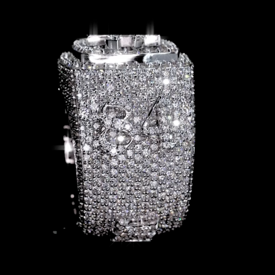 Fully Iced Out Diamond Ring