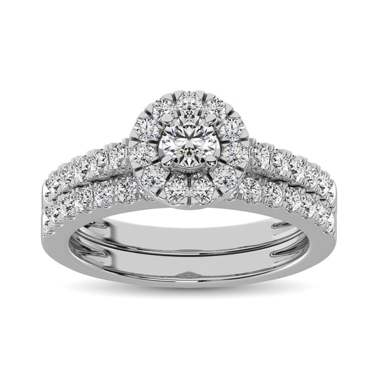 10K White Gold 1 Ct.Tw. Diamond Fashion Ring - 22065W-SP