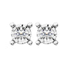 Diamond 1/10 Ct.Tw. Solitaire Stud Earrings in 14K White Gold