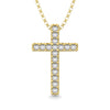 Classic Diamond Cross Pendant 1/10 Ct.Tw. 10K Yellow Gold