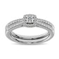 10K White Gold 2/5 Ct.tw Diamond Bridal Ring - 60317W-A1