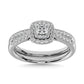 10K White Gold 2/5 Ct.tw Diamond Bridal Ring - 60323W