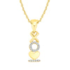 10K Yellow Gold Diamond Accent Fashion Pendant - 61352Y