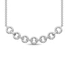 Sterling Silver Diamond Accent Fashion Necklace