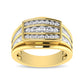 10K Yellow Gold 1 1/2 Ct.Tw. Diamond Mens Fashion Ring - Men's Ring