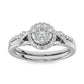Diamond 1/2.Tw. Bridal Ring in 10K White Gold - 61605W-R