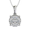 Diamond 1/2 Ct.Tw. Flower Pendant