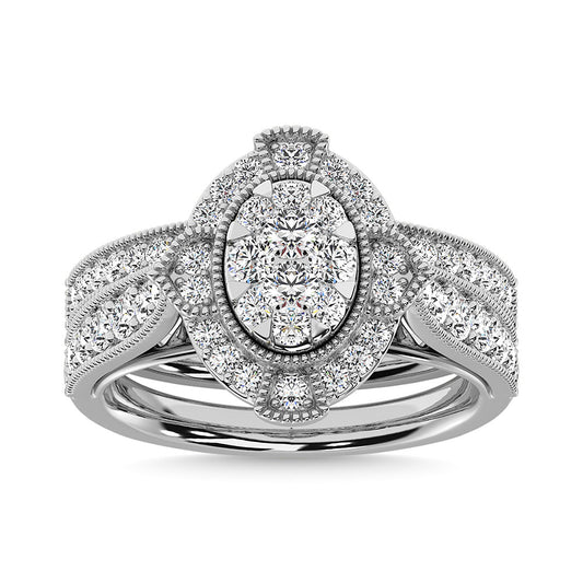 Diamond 1 1/5 Ct.Tw. Bridal Ring in 14K White Gold - 62163W