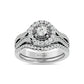 Diamond 3/4 Ct.Tw. Bridal Ring in 14K White Gold - 62529W