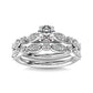 Diamond 1/2 Ct.Tw. Bridal Ring in 14K White Gold - 62581W-A1