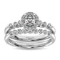 Diamond 1 Ct.Tw. Bridal Ring in 14K White Gold - 62583W