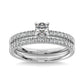 Diamond 3/4 Ct.Tw. Bridal Ring in 14K White Gold - 62593W