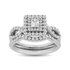 14K White Gold 1 Ct.Tw. Diamond Engagement Rings - 62639W