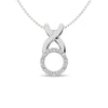 Diamond Fashion Pendant 1/20 Ct.tw in Sterling Silver