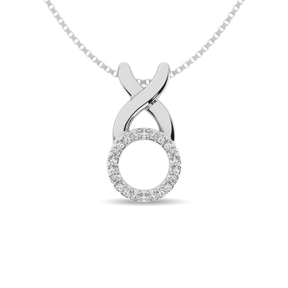 Diamond Fashion Pendant 1/20 Ct.tw in Sterling Silver