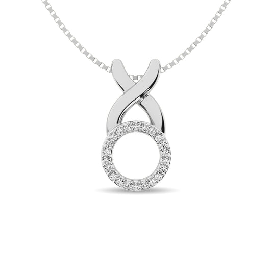 Diamond Fashion Pendant 1/20 Ct.tw in Sterling Silver