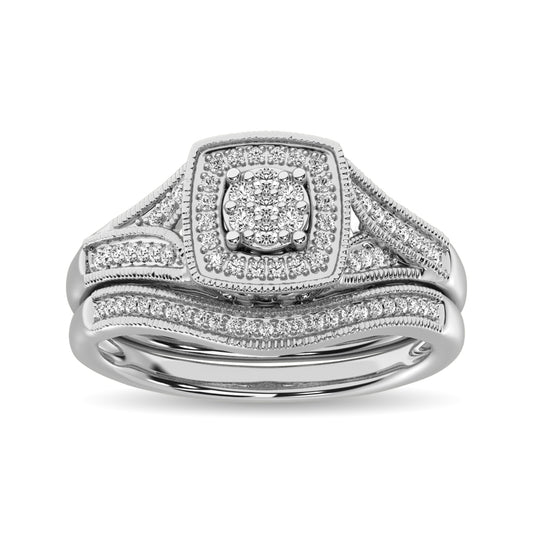 Diamond Bridal Ring 1/6 Ct.tw in Round-cut 10K in White Gold - 62695W