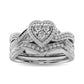Diamond Bridal Ring 1/5 Ct.tw in Round-cut 10K in White Gold - 62704W