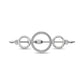 Diamond Circle Bracelet 1/6 Ct.tw in Sterling Silver