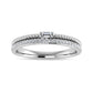 Diamond 1/6 Ct.Tw. Bridal Ring in 10K White Gold - 62790W