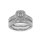 Diamond 7/8 Ct.Tw. Bridal Ring in 14K White Gold - 62866W