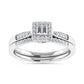 Diamond 1/4 Ct.Tw. Bridal Ring in 10K White Gold - 63072W