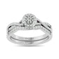Diamond 1/4 Ct.tw Promise Bridal Ring in 10K White Gold - 63075W