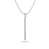 10KT WHITE GOLD 1/10CT.TW DIAMOND PENDANT
