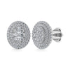 Diamond 7/8 Ct.Tw. Fashion Earrings in 14K White Gold
