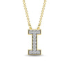 Diamond 1/20 Ct.Tw. Letter I Pendant in 10K Yellow Gold - 63525Y