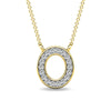Diamond 1/20 Ct.Tw. Letter O Pendant in 10K Yellow Gold - 63531Y