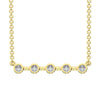 10K Yellow Gold 1/5 Ct.Tw. Diamond Fashion Necklace - 63748Y