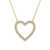 14K Yellow Gold Diamond 1 Ct.Tw. Heart Necklace - 63754Y-A2