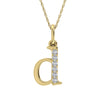 Diamond 1/20 Ct.Tw. Letter D Pendant in 10K Yellow Gold - 63860Y