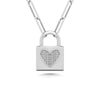 Diamond 1/10 Ct.Tw. Fashion Pendant in 925 Silver