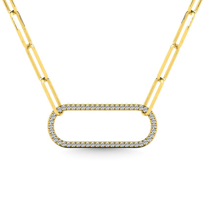 Diamond 1/5 Ct.Tw. Fashion Pendant in 10K Yellow Gold - 64081Y