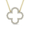 Diamond 1/3 Ct.Tw. Clover Pendant in 10K Yellow Gold - 64191Y