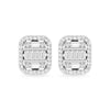 10K White Gold Diamond 1/2 Ct.Tw. Fashion Earrings