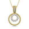 10K Yellow Gold Diamond 1/10 Ct.Tw. Fashion Pendant - 64432Y-P