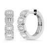 14K White Gold Diamond 1/2 Ct.Tw. Fashion Earrings