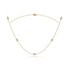 10K Yellow Gold Diamond 1/6 Ct.Tw. Fashion Necklace (18 inches) - 64978Y